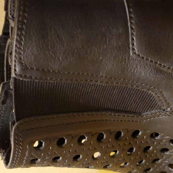 9.5 Toms Majorca Black Ankle Booties style #301214 - Picture 6 of 10